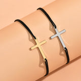 European And American Simple Alloy Cross Wax Rope – Jewelry Gift Ideas — 5
