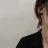 Dark Vintage Thorns Rose Love Earrings – Gifts for Couples — 5