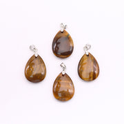 Natural Stone Black Line Red Texture Pendant – Jewelry Gift Ideas — 15