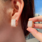 Trendy Full Diamond Zircon Shiny Earrings – Thoughtful Gifts — 3
