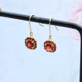 Natural Red Pomegranate Earrings – Unique Gift Ideas — 5