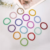 Solid Color Transparent Glass Bracelet – Jewelry Gift Ideas — 17