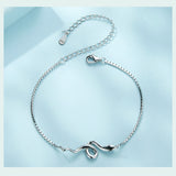 Bracelet Sterling Silver S925 White Gold Plated – Jewelry Gift Ideas — 3