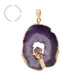 Electroplating Gold Edge Bright Crystal Tooth – Jewelry Gift Ideas — 2