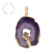 Electroplating Gold Edge Bright Crystal Tooth – Jewelry Gift Ideas — 2