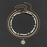 Vintage Contrast Personalized Eye Pearl Necklace – Jewelry Gift Ideas — 2