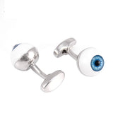 Blue Pupil Eye Shape Cufflinks – Unique Gift Ideas — 6