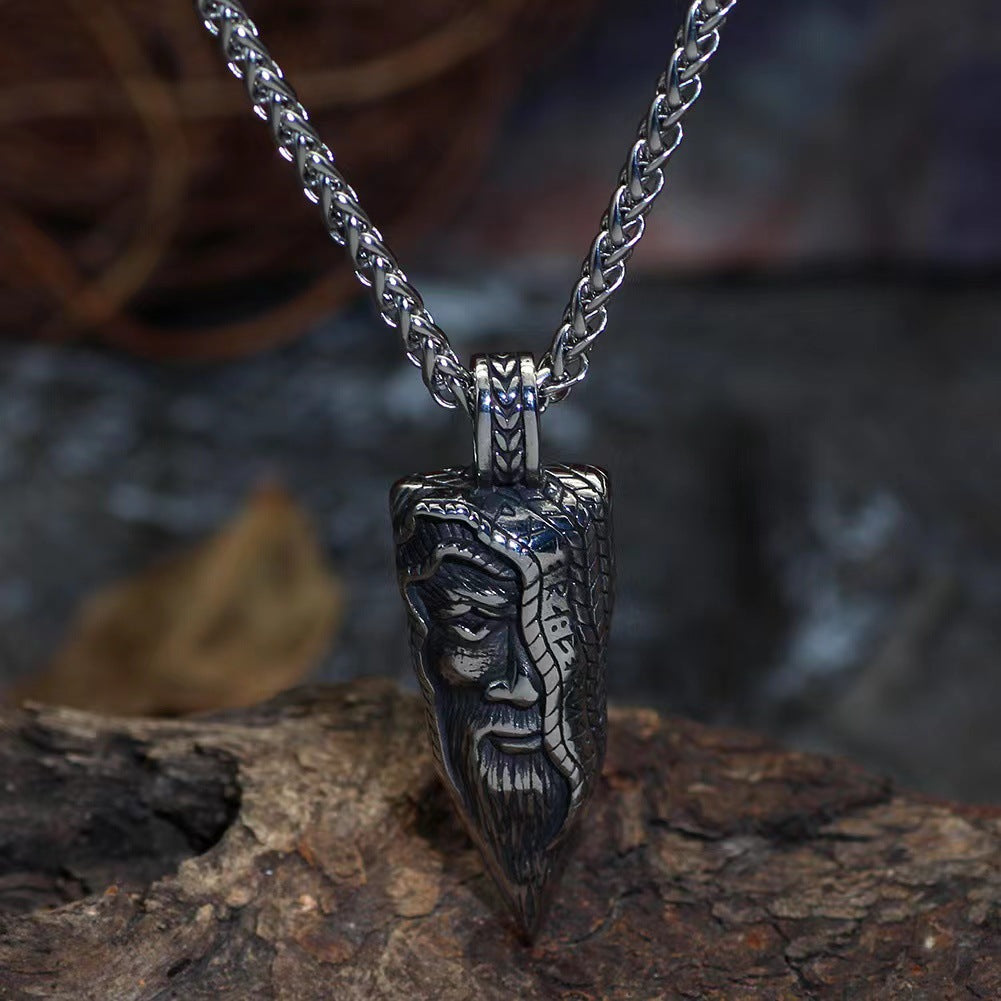 Vintage Necklace Long Beard Pendant For Men – Jewelry Gift Ideas — 1