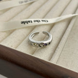 Sweet Small Colored Love Zircon Ring – Gifts for Couples — 3