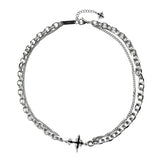 Dissolved Dark Cross Bracelet Men's Titanium – Jewelry Gift Ideas — 5