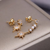 Sterling Silver Gold Plated Earrings – Birthday Gifts — 3