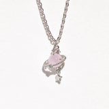 Exquisite Light Luxury Saturn Surround Necklace – Jewelry Gift Ideas — 6