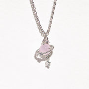 Exquisite Light Luxury Saturn Surround Necklace – Jewelry Gift Ideas — 6