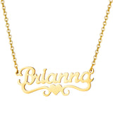 DIY Name Stainless Steel Cut Letter Necklace – Jewelry Gift Ideas — 5