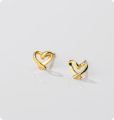 Simple Hollow Out Heart Form Is Sweet Earring – Jewelry Gift Ideas — 4