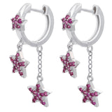 Micro Set Star Pendant Long Pentagram Earrings – Jewelry Gift Ideas — 4
