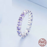 Geometric Sterling Silver S925 Refined Zircon Ring – Meaningful Gifts — 14