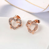 Fashion Heart-shaped Earrings Necklace Jewelry – Jewelry Gift Ideas — 4