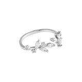 Sweet Leaves Butterfly Ring Female Opening Adjustable – Gifts for Her — 2