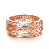 Natural Zircon Ring Female Double Row Micro Wax Inlaid – Gifts for Her — 5