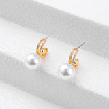 Earrings Frosted Shell Beads Solid Color – Meaningful Gifts — 7