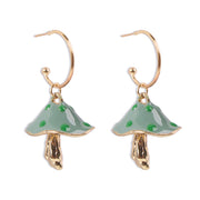 Unique Earring for Women Cute Three Mushroom – Jewelry Gift Ideas — 16