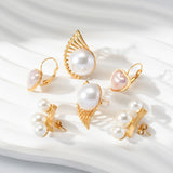 Hollow Sector Pearl Feather Wings Love Heart – Gifts for Couples — 4