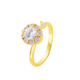 Spinning Ring Necklace Two-piece Work Zircon – Jewelry Gift Ideas — 12