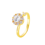 Spinning Ring Necklace Two-piece Work Zircon – Jewelry Gift Ideas — 12