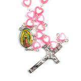 Heart-Shaped Acrylic Rosary Necklace – Jewelry Gift Ideas — 6