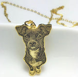 Silver Set Cat And Dog Photo Pet Necklace Name – Jewelry Gift Ideas — 4