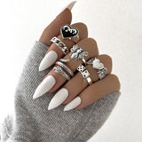 Women's Fashion Vintage Oil Drip Geometric Ring – Stylish Gifts — 1