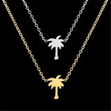 Stainless Steel Tropical Women Palm Tree Coconut – Jewelry Gift Ideas — 5