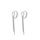 Knotted Tassel Earrings Female Sterling Silver – Gifts for Her — 3