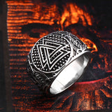Vintage Stainless Steel Stacked Triangle Ring – Surprise Gifts — 10