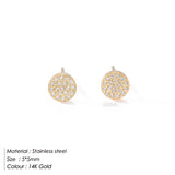 Women's Simple Stainless Steel Small Earrings – Gifts for Her — 4