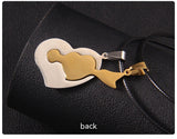 Cute Heart Couple Necklace With One Arrow LOVEYOU – Jewelry Gift Ideas — 15