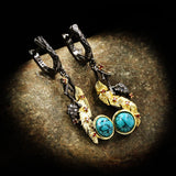 Plant Flower Series Two-color Black Gold – Jewelry Gift Ideas — 3