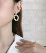Women's Round Fashion Inlaid Glass Stone Earrings – Stylish Gifts — 5