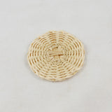 Vintage Straw Rattan Earrings Geometric Ring – Practical Gifts — 19