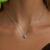 Classic Moissanite Light Luxury Lucky Clavicle – Jewelry Gift Ideas — 1
