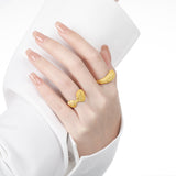 Geometric Round Frosted Ring Female Irregular Cold – Gifts for Her — 6
