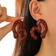 Retro Ancora Colored Red Earrings Fashion Personality – Stylish Gifts — 6