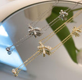 Women's 925 Sterling Silver Bow Pendant Necklace – Jewelry Gift Ideas — 4