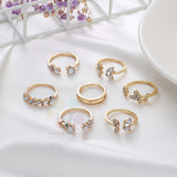 Women's Butterfly Flower Gold Ring – Gifts for Her — 5