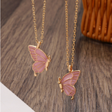 2pcs Oil Drip Butterfly Necklace Ins Creative – Jewelry Gift Ideas — 3