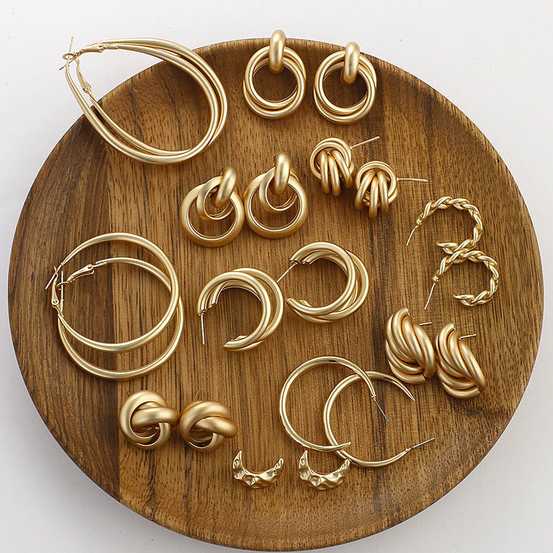 Fashion Gold Color Earrings For Women – Stylish Gifts — 1