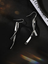 Women's Silver Fashion Tassel Line Earrings – Stylish Gifts — 3