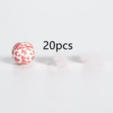Leopard Pattern Cow Pattern Colored Wood Beads – Stylish Gifts — 9