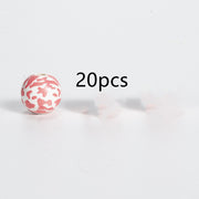 Leopard Pattern Cow Pattern Colored Wood Beads – Stylish Gifts — 9